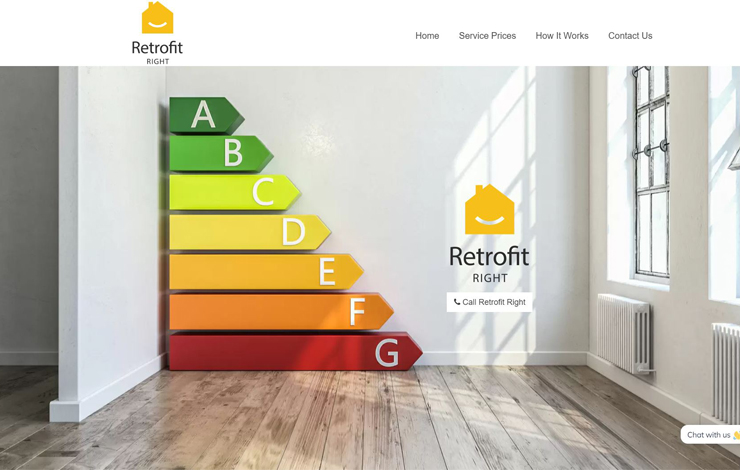 Website Design for Domestic energy assessor in Runcorn | Retrofit Right Ltd