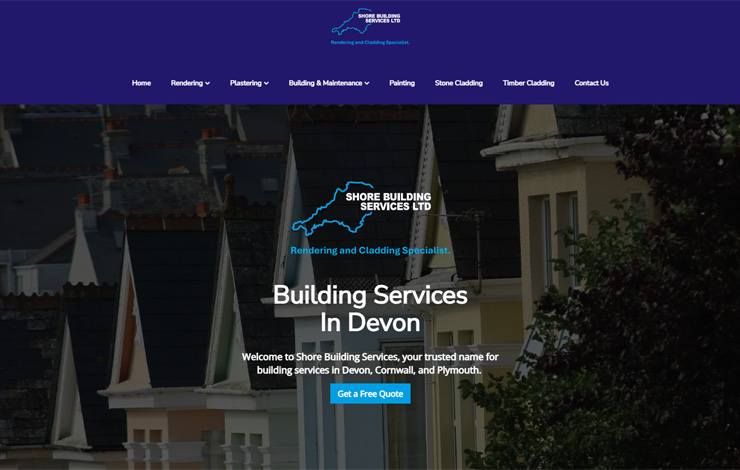 Website Design for Expert Building Services in Devon | Shore Building Services