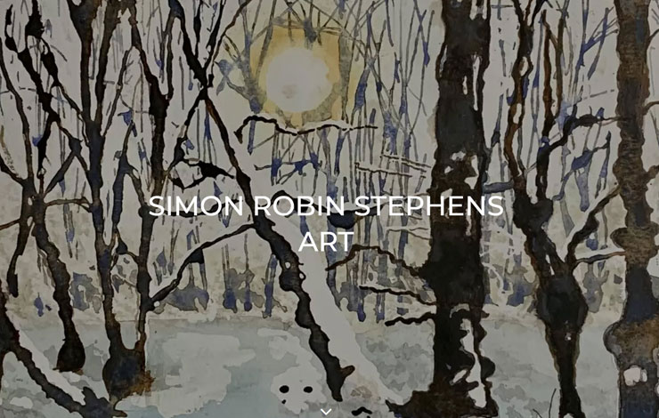 Website Design for Watercolour paintings for sale | Simon Robin Stephens Art