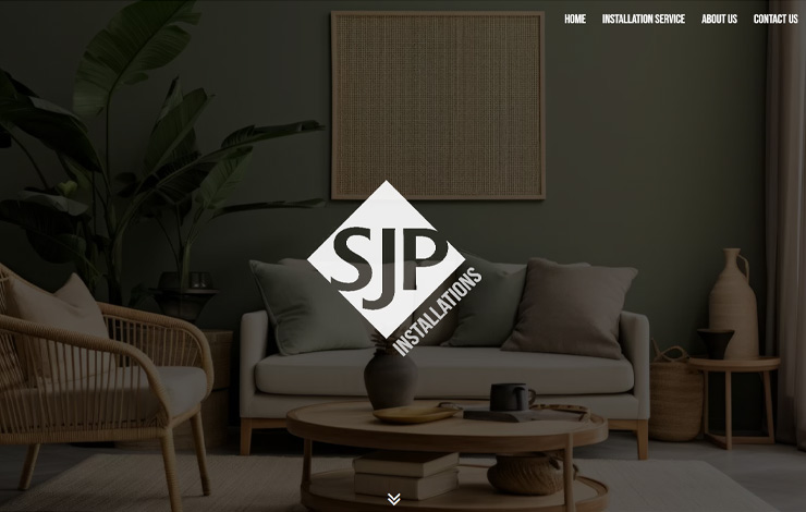 Website Design for New Build Showhomes | SJP Installations