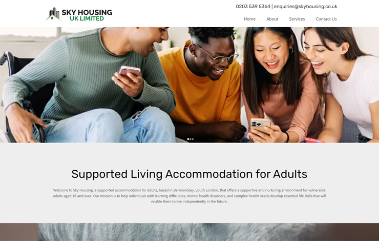 Supported Accommodation for Adults in Bermondsey | Sky Housing