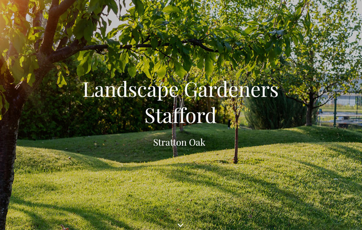 Landscaping in Staffordshire with Stratton Oak and tree surgery