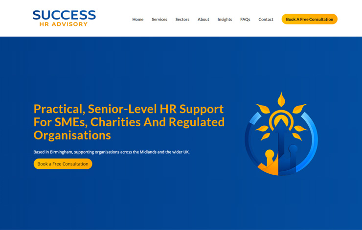 Website Design for Strategic HR Consultancy in Birmingham | Success HR Advisory