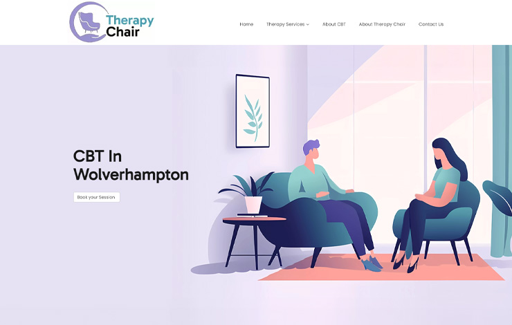 Website Design for CBT in Wolverhampton | Therapy Chair