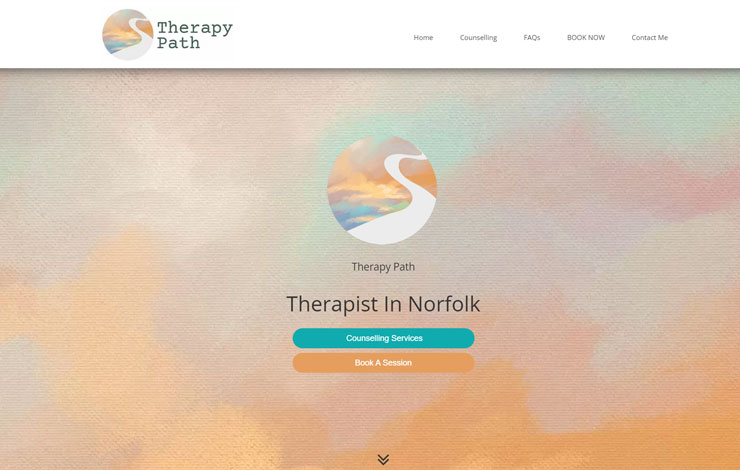 Website Design for Therapist in Norfolk | Therapy Path