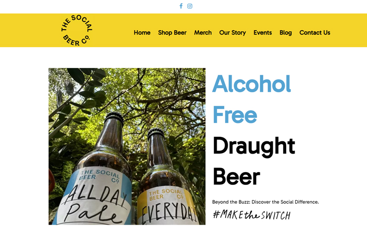 Alcohol free draught beer | The Social Beer Company
