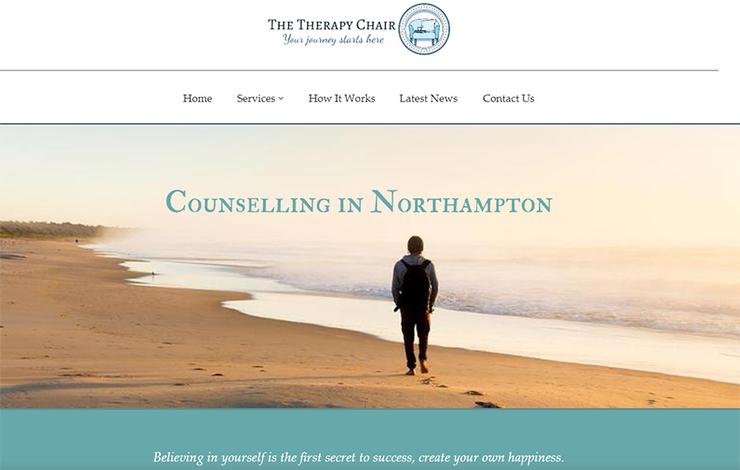 Website Design for Counselling in Northampton | The Therapy Chair