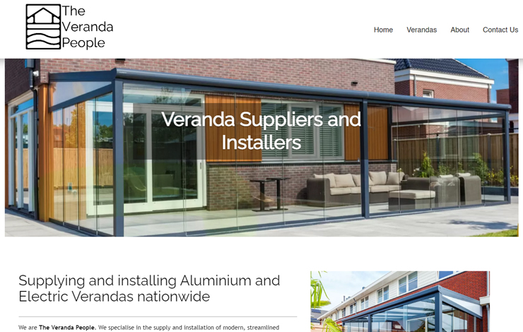 Website Design for Veranda installer and supplier | The Veranda People