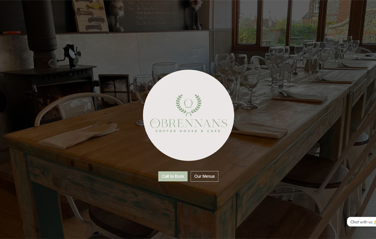 Website Design for Café in Walsingham | OBRENNAN’S