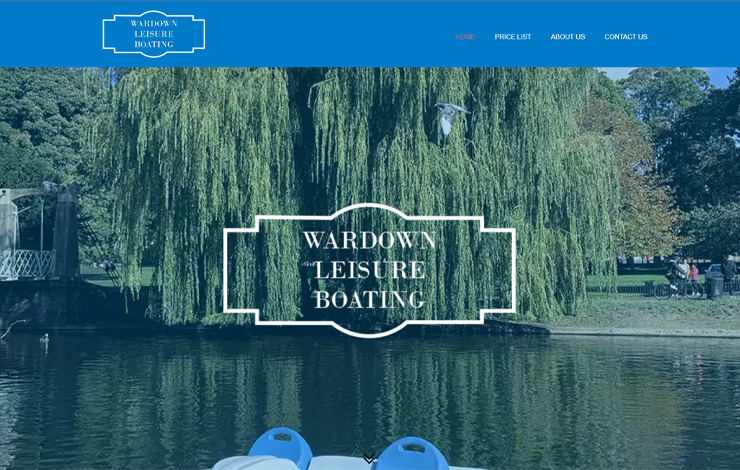 Website Design for Things to do in Luton | Wardown Leisure Boating