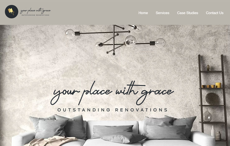 Website Design for Home Renovations Kensington & Chelsea | Your Place with Grace