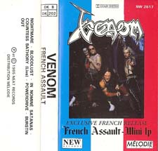 venom black metal collection homepage french assault tape