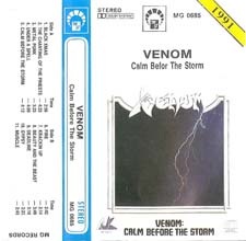 Venom Tapes Collection calm before the storm rare tape