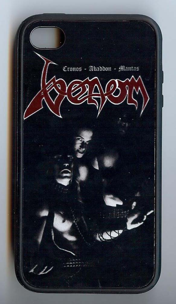 venom black metal i-phone case cover