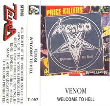 Venom welcome to hell tape