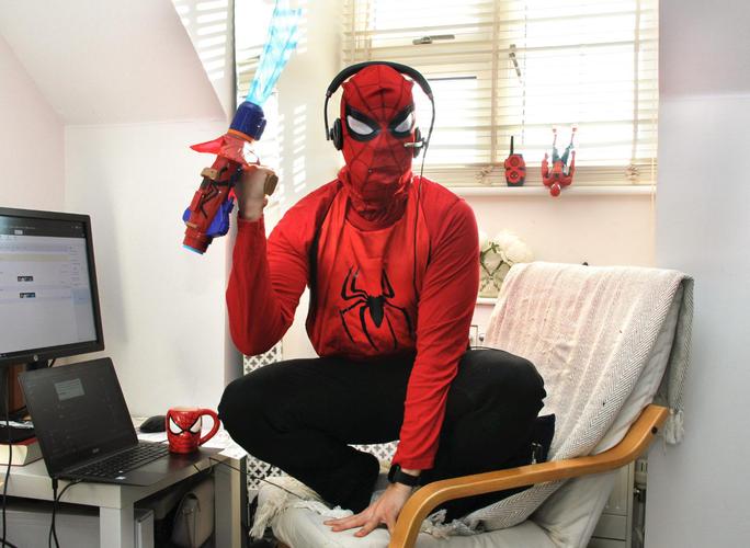 Your Friendly Neighbourhood Spider-Man Working from home: Day 06. Your Friendly Neighbourhood Spider-Man - A photo series taken during the lockdown of COVID-19.