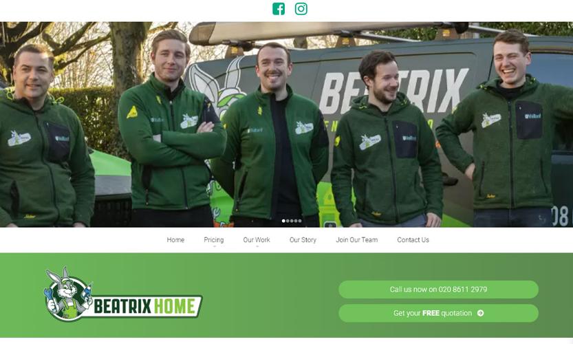 Website of the Week: Beatrix Home Every week our design team choose the one website that they feel deserves the coveted title of 'Website of the Week' - this week we have chosen Beatrix Home.