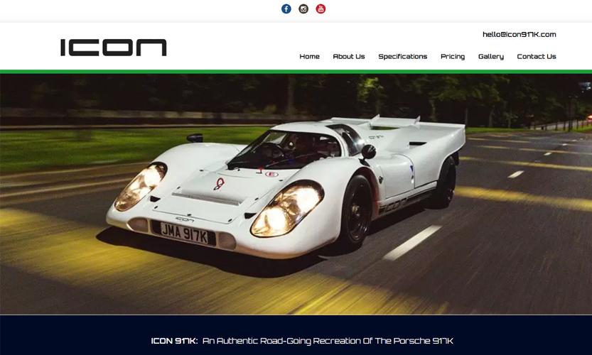 Website of the Week: ICON Engineering Every week our design team choose the one website that they feel deserves the coveted title of 'Website of the Week' - this week we have chosen ICON Engineering.