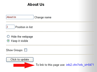 Website Link Informations Create your own website and setup links on your website builder website